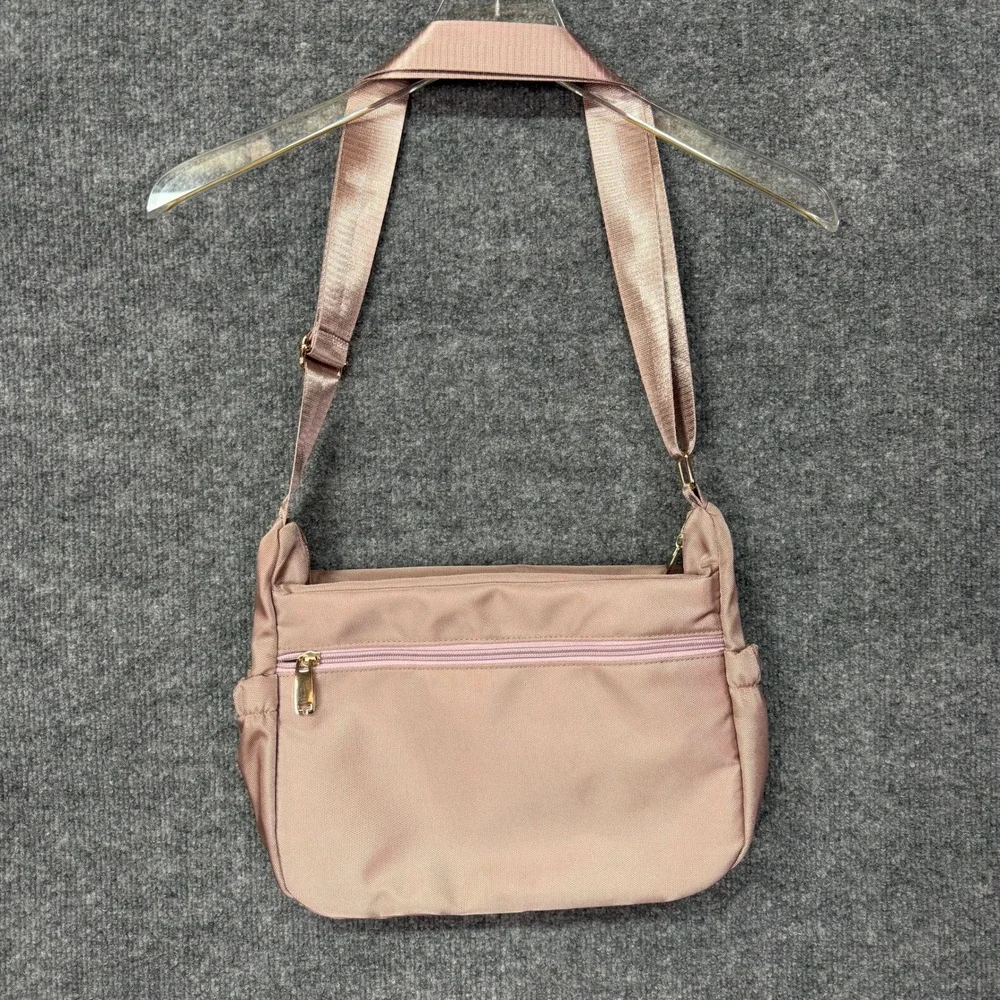 NPBAG Crossbody Bag Womens Medium Mauve Multi-Pocket Travel Shoulder NWOT